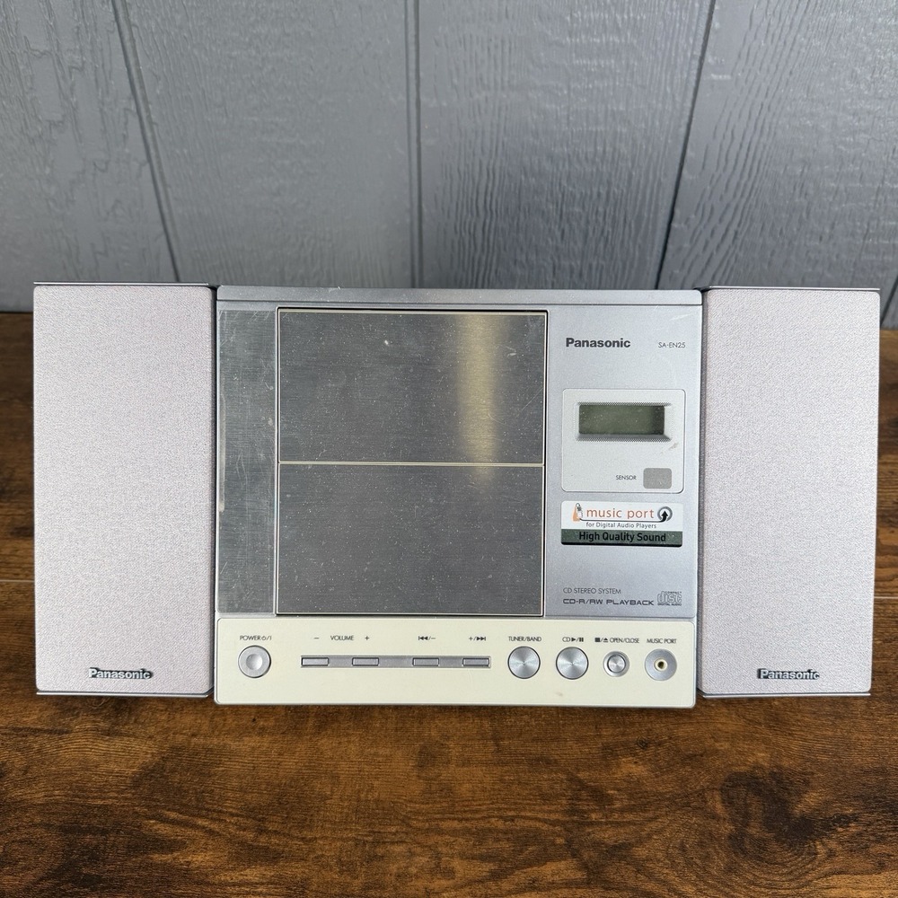 Panasonic SA-EN25 CD/Radio/AUX Stereo System Tested No Remote